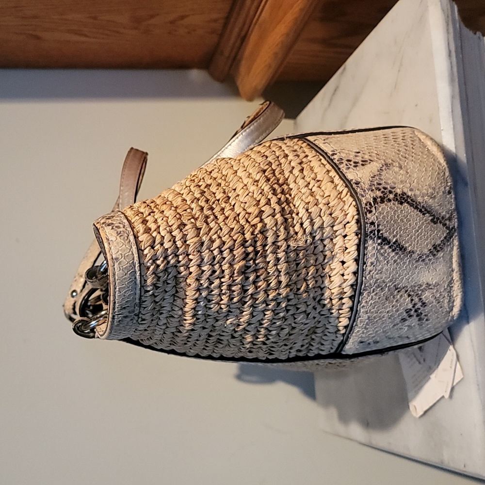 COACH STRAW NATURAL BAG 17”x10”x6”, Large Tote, Gorgeous!🔥 - Picture 11 of 17